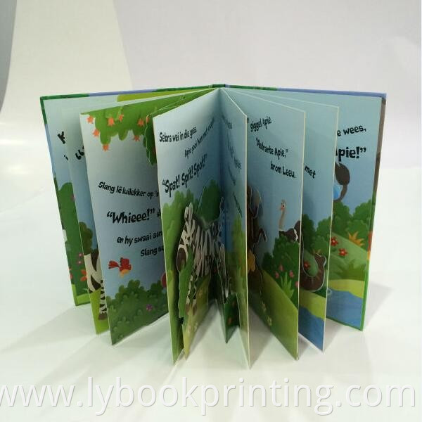 High quality printing professional custom pop up 3D book